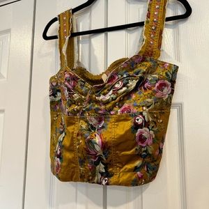 Velvet Anthropologie corset top. Size 12. Never worn.